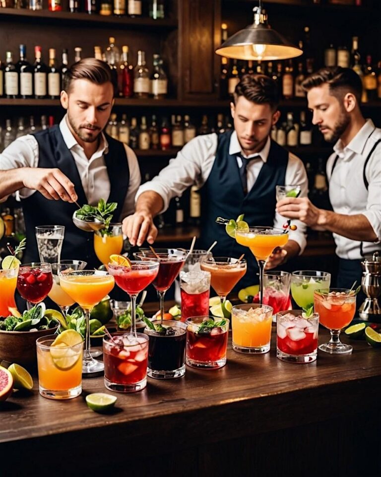 mixology class at Beach House